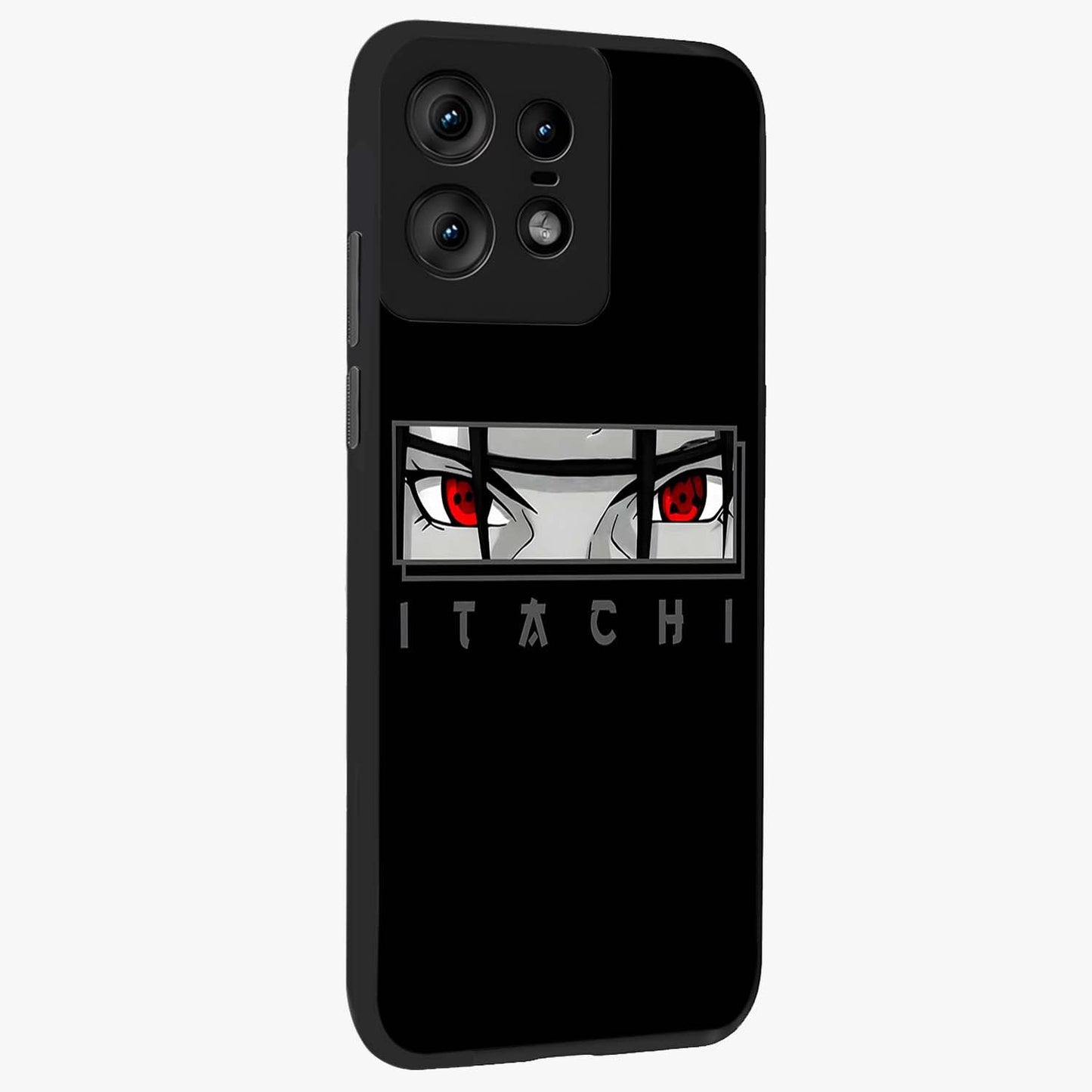Scarlet Gaze Dominance Glass Case upright view showcasing powerful dramatic artwork with dominant artistic theme.