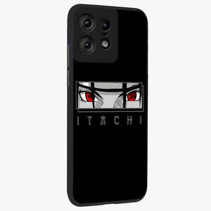 Scarlet Gaze Dominance Glass Case upright view showcasing powerful dramatic artwork with dominant artistic theme.