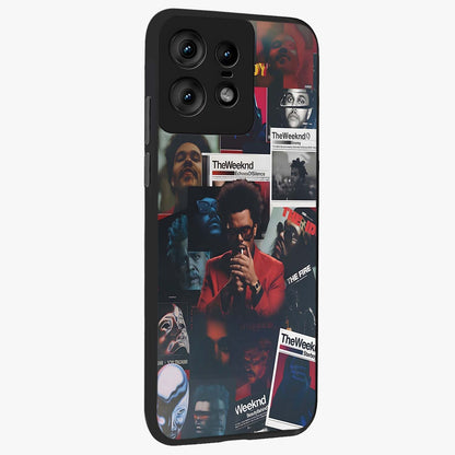 The Weeknd Glass Case upright view showcasing bold music themed artwork with contemporary artistic style.