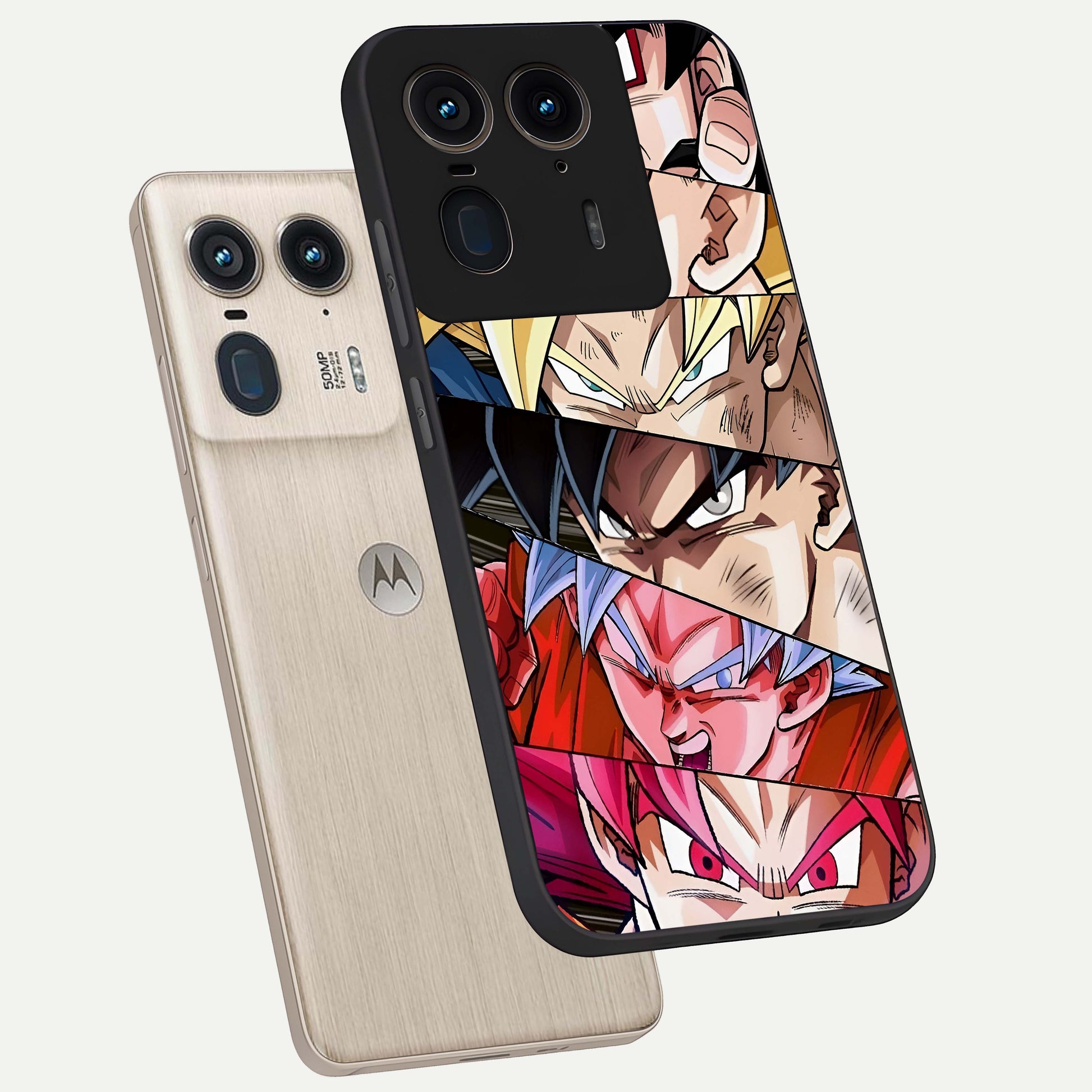 Anime Character Glass Case displayed in angled mockup highlighting colorful anime character illustration.