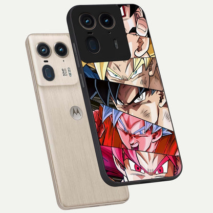 Anime Character Glass Case displayed in angled mockup highlighting colorful anime character illustration.