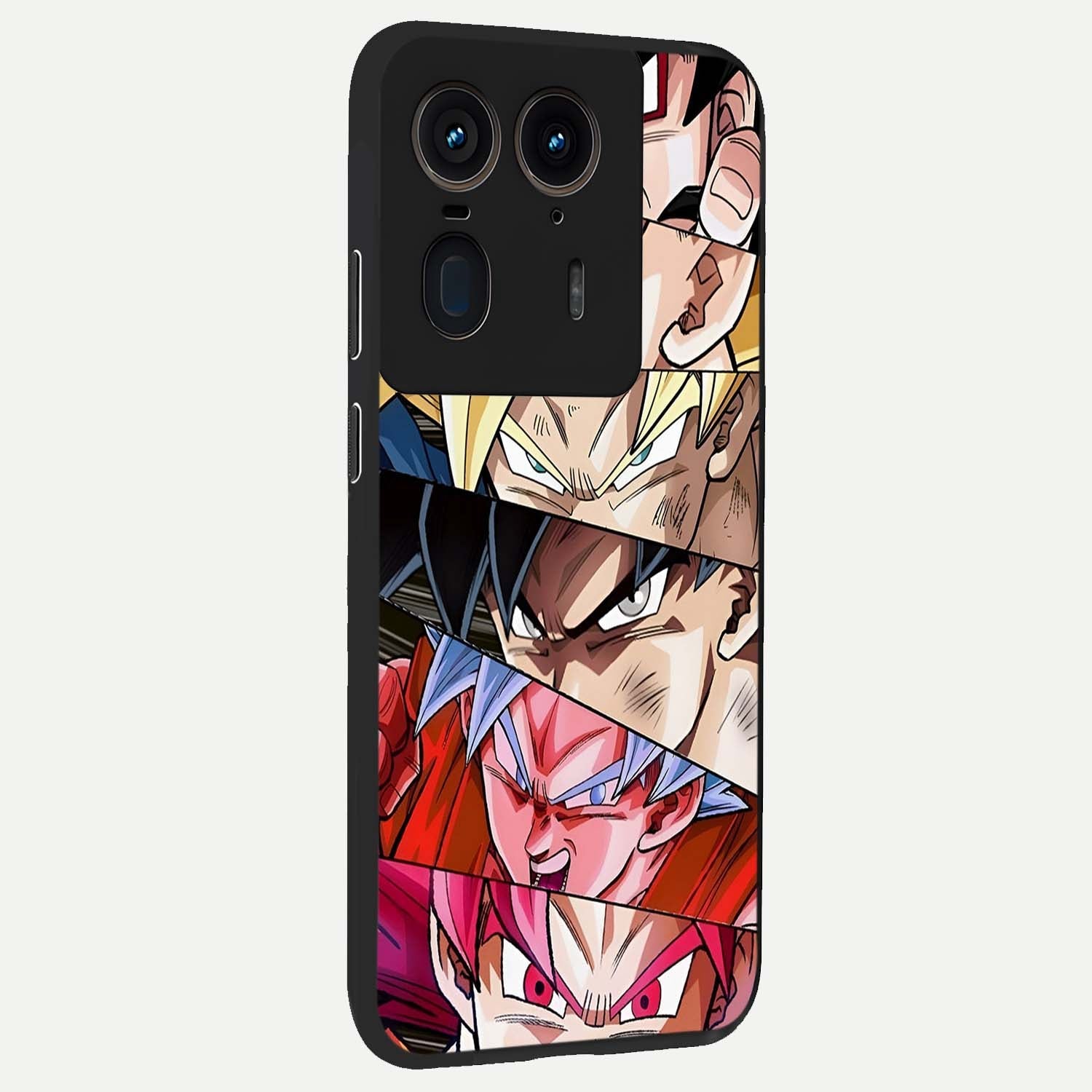 Anime Character Glass Case upright view showcasing expressive anime artwork with bold graphic style.
