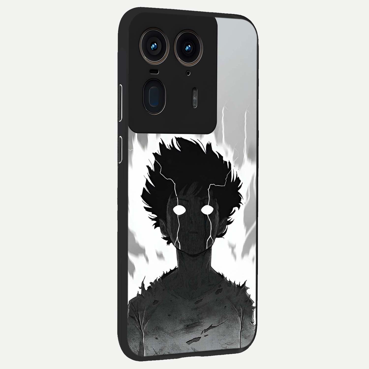 Awakened Inner Rage Glass Case upright view showcasing dramatic artwork with strong expressive aesthetic.