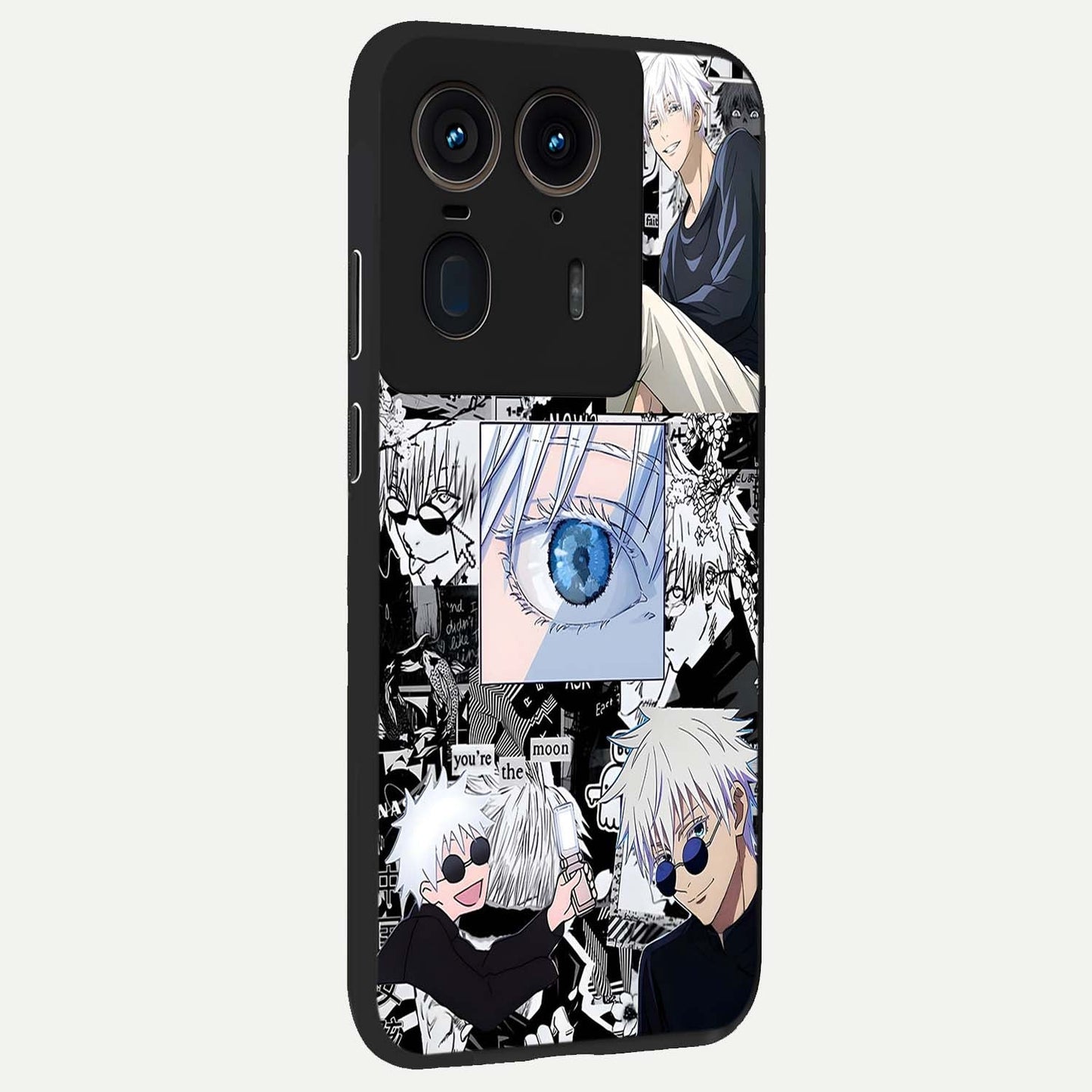 Infinity Sorcerer Chaos Glass Case upright view showcasing dramatic sorcerer artwork with chaotic mystical theme.