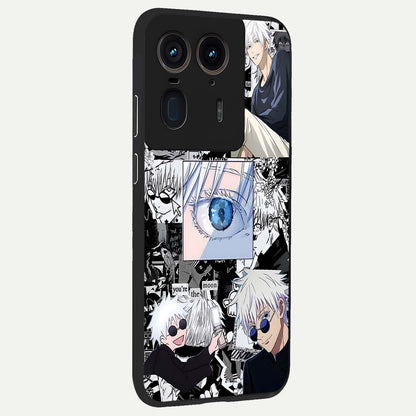 Infinity Sorcerer Chaos Glass Case upright view showcasing dramatic sorcerer artwork with chaotic mystical theme.
