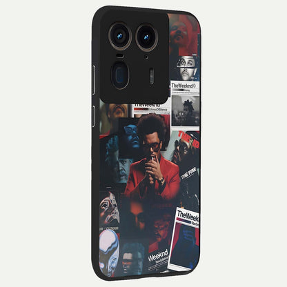 The Weeknd Glass Case upright view showcasing bold music themed artwork with contemporary artistic style.