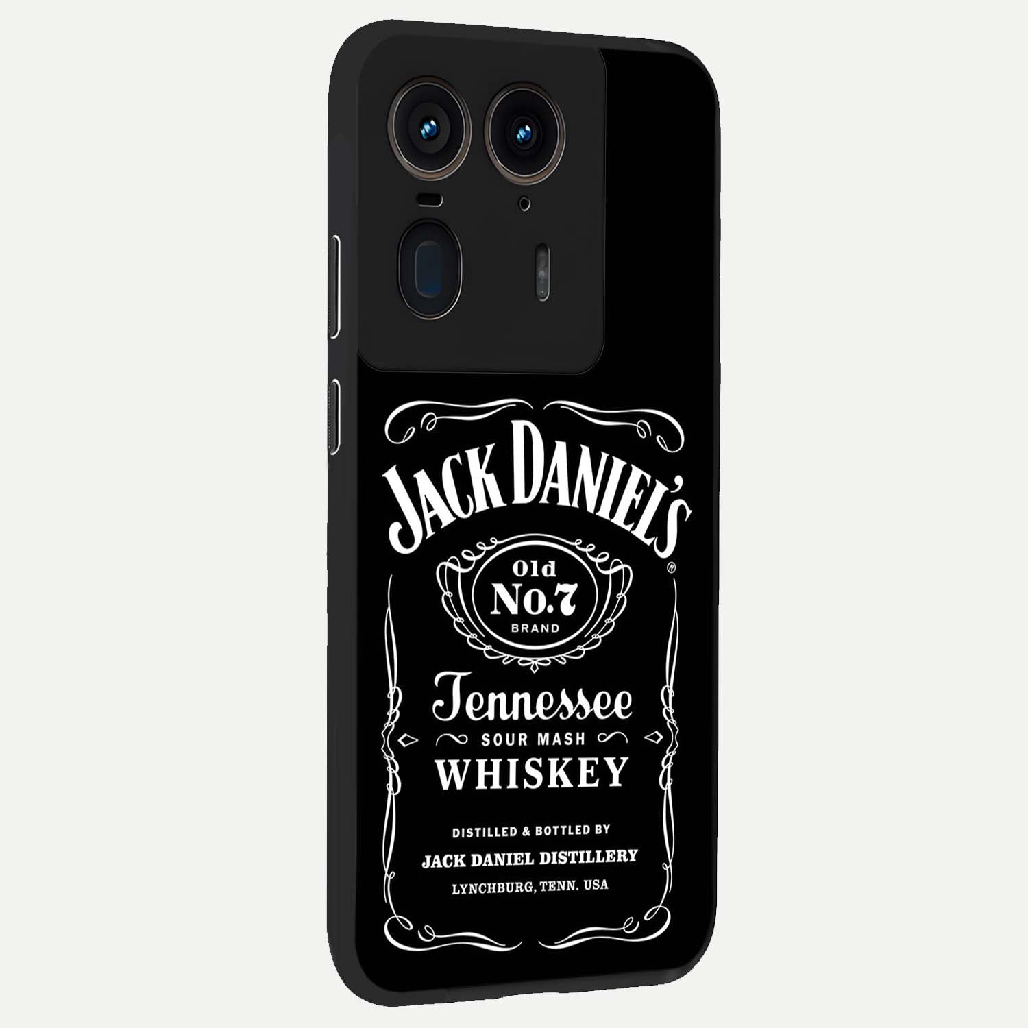 Vintage Whiskey Heritage Glass Case upright view showcasing stylish vintage whiskey artwork with timeless bar culture theme.