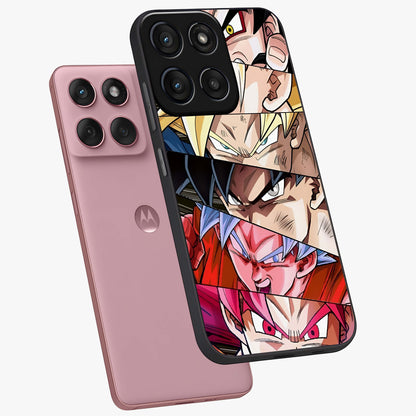 Anime Character Glass Case displayed in angled mockup highlighting colorful anime character illustration.