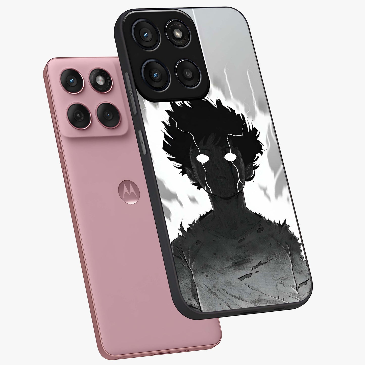 Awakened Inner Rage Glass Case displayed in angled mockup highlighting powerful graphic design and bold artistic theme.