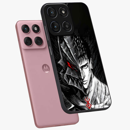 Berserker Blood Oath Glass Case displayed in angled mockup highlighting dark fantasy graphic design and powerful theme.