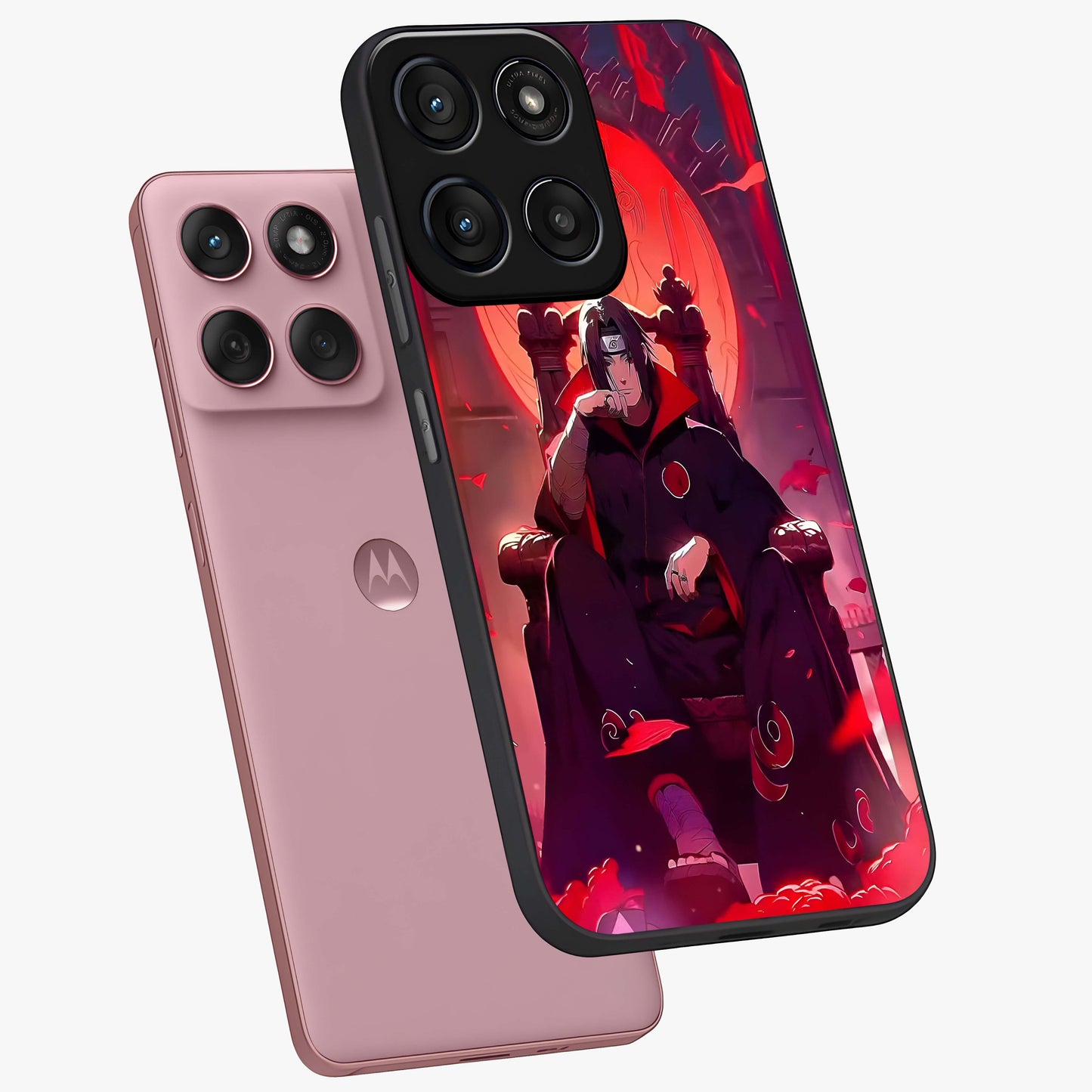 Blood Moon Sovereign Glass Case displayed in angled mockup highlighting dark celestial moon design and dramatic theme.