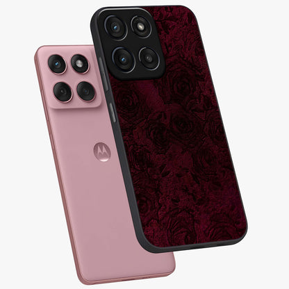 Crimson Fade Flow Glass Case displayed in angled mockup highlighting smooth gradient design with modern aesthetic style.