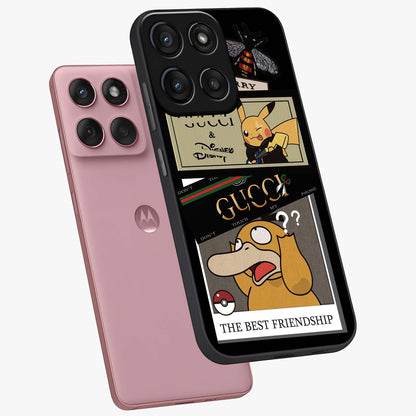 Gucci Play Mashup Glass Case displayed in angled mockup highlighting stylish fashion mashup design with bold aesthetic.