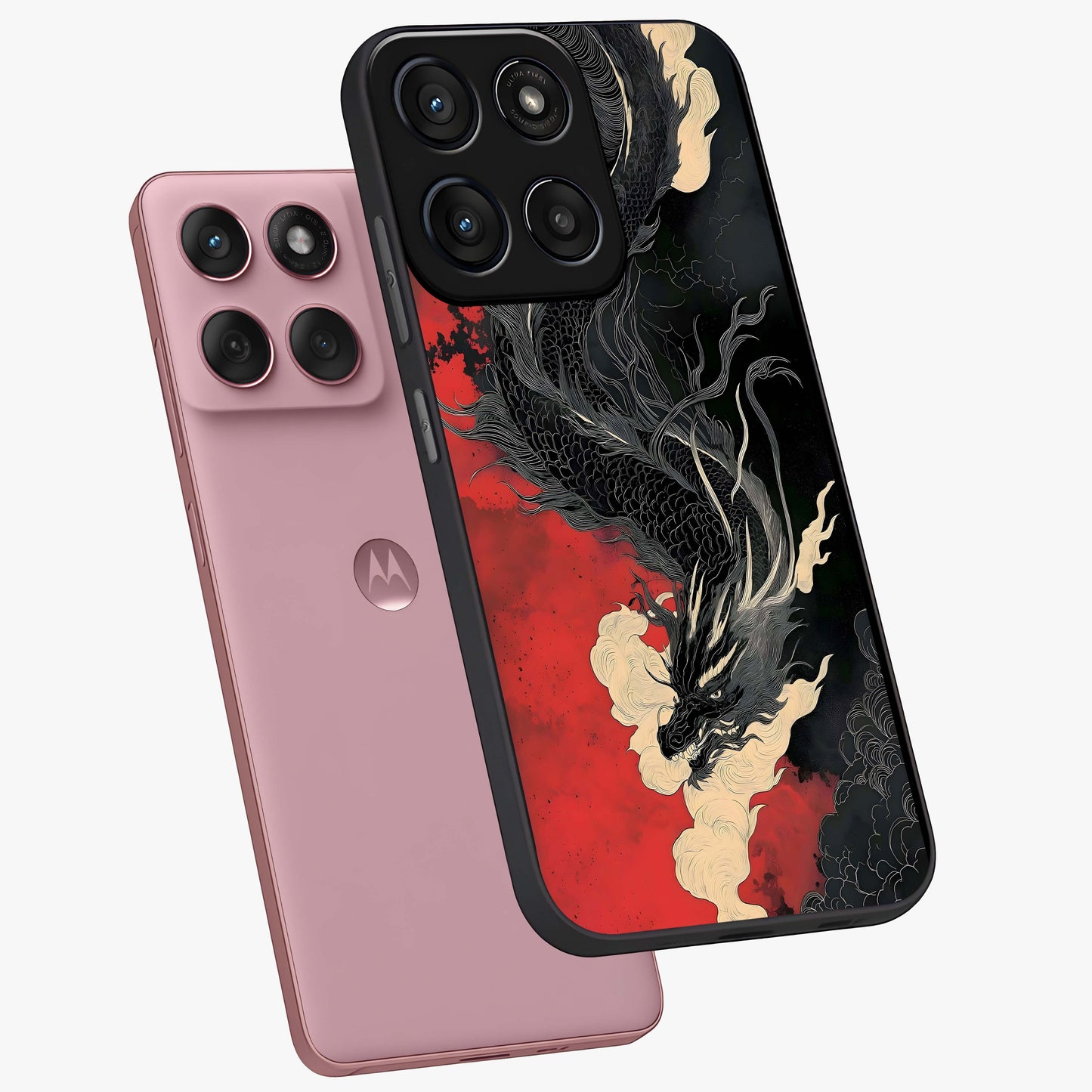 Shadow Dragon Fury Glass Case displayed in angled mockup highlighting powerful dragon illustration with dark fantasy aesthetic.