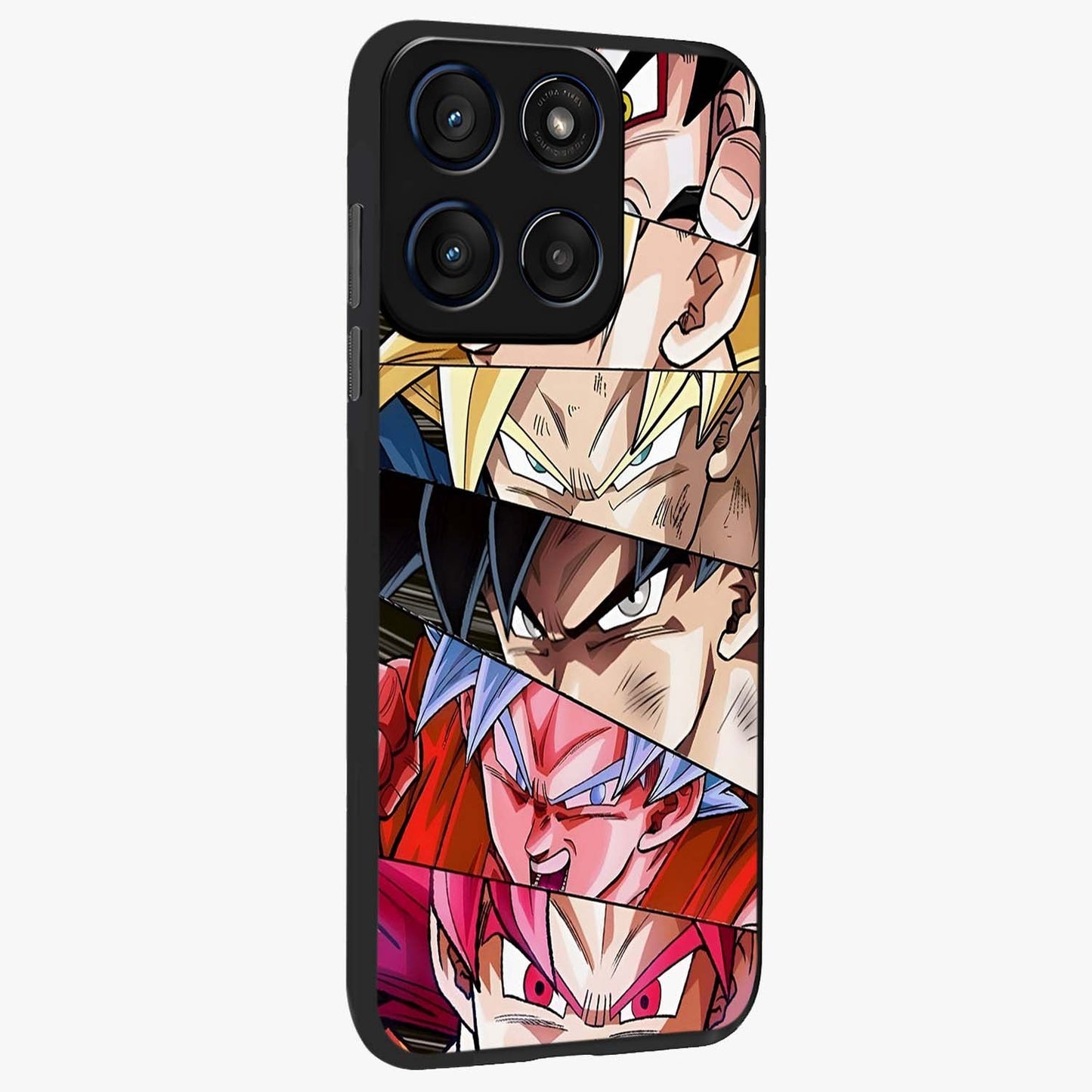 Anime Character Glass Case upright view showcasing expressive anime artwork with bold graphic style.