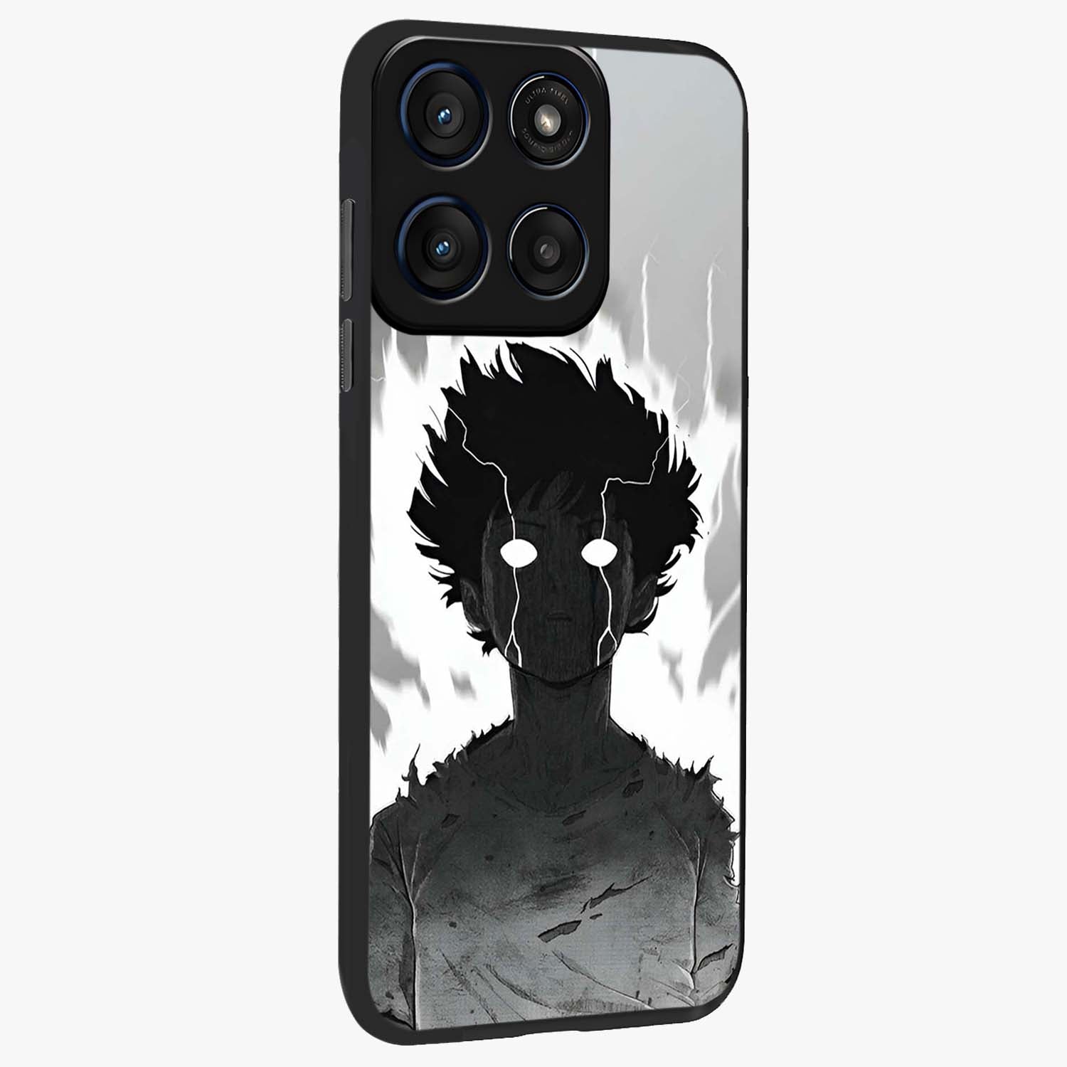 Awakened Inner Rage Glass Case upright view showcasing dramatic artwork with strong expressive aesthetic.