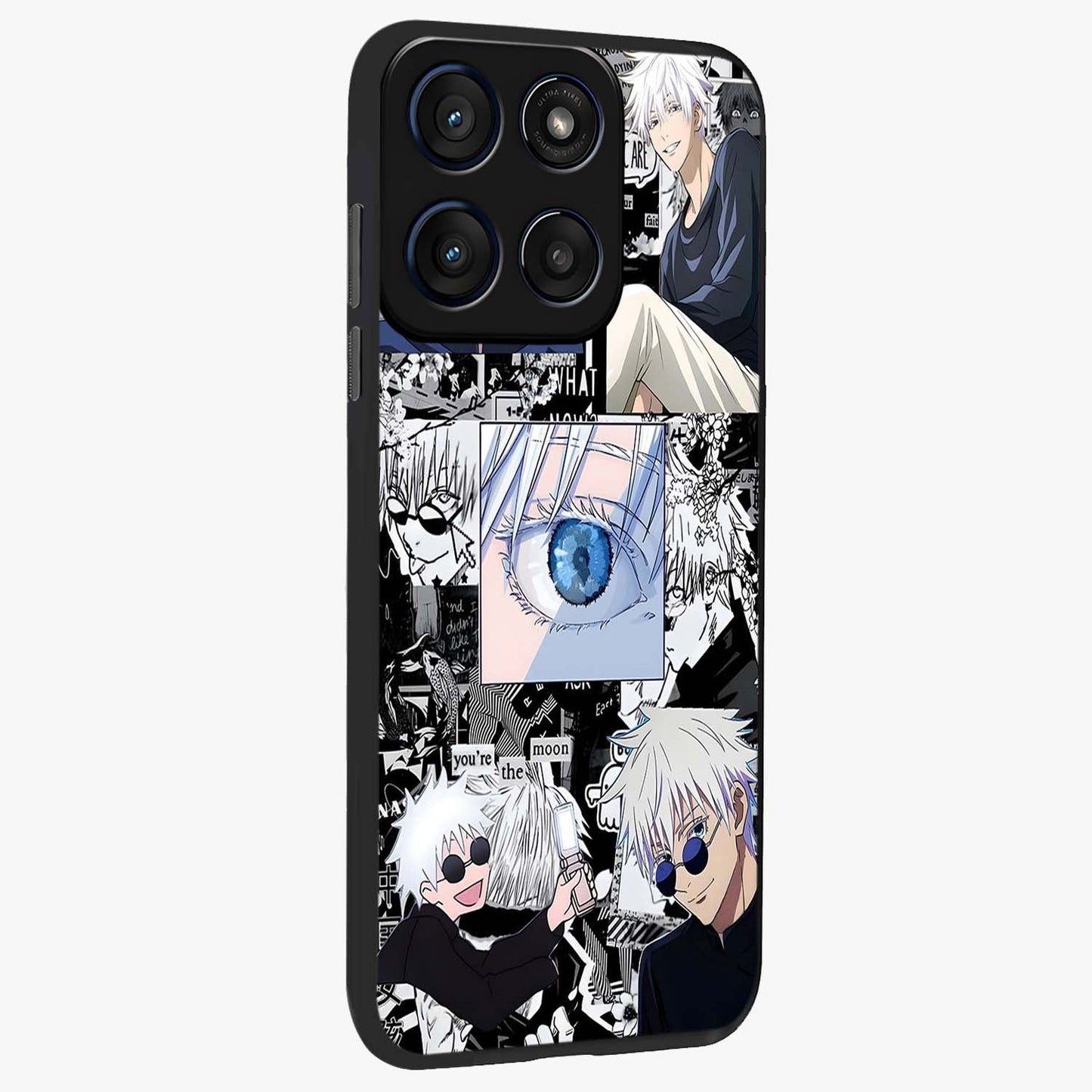 Infinity Sorcerer Chaos Glass Case upright view showcasing dramatic sorcerer artwork with chaotic mystical theme.