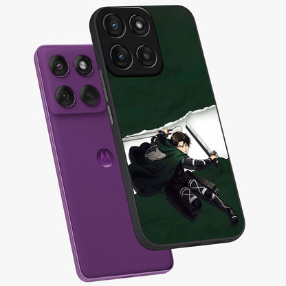 Emerald War Vanguard Glass Case displayed in angled mockup highlighting intense battle inspired design with emerald tone aesthetic.