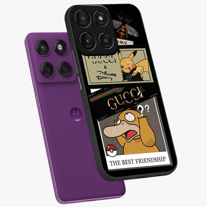 Gucci Play Mashup Glass Case displayed in angled mockup highlighting stylish fashion mashup design with bold aesthetic.