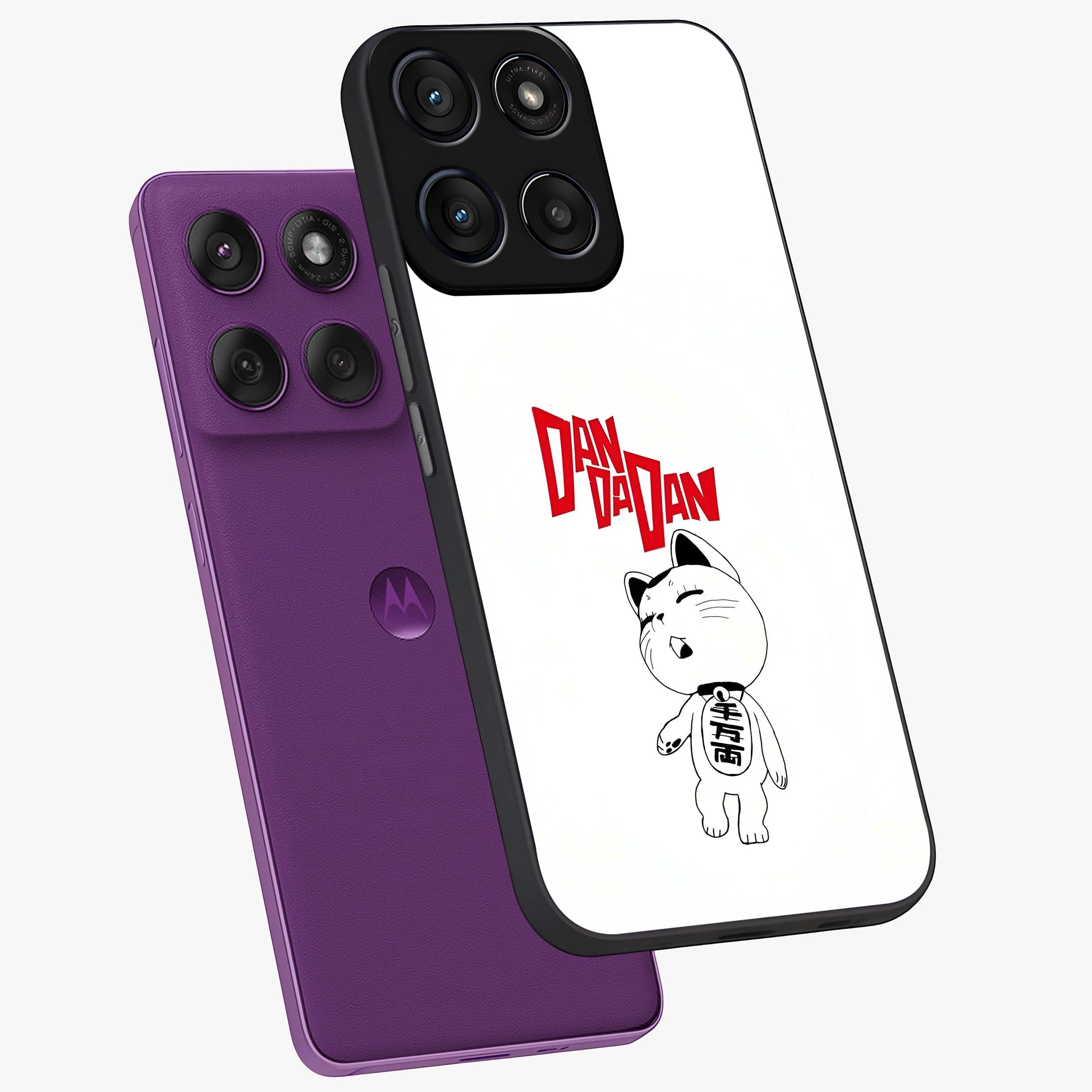Playful Spirit Charm Glass Case displayed in angled mockup highlighting lively decorative design with playful aesthetic style.