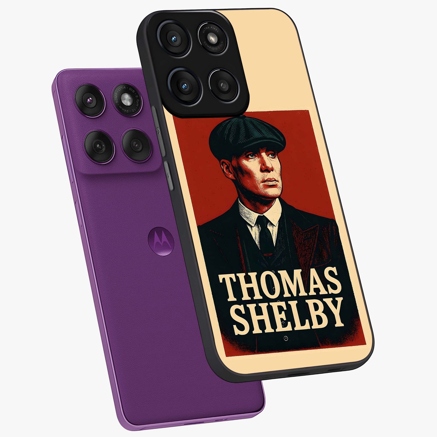 Vintage Mafia Authority Glass Case displayed in angled mockup highlighting powerful retro design with classic gangster aesthetic.