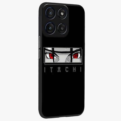 Scarlet Gaze Dominance Glass Case upright view showcasing powerful dramatic artwork with dominant artistic theme.