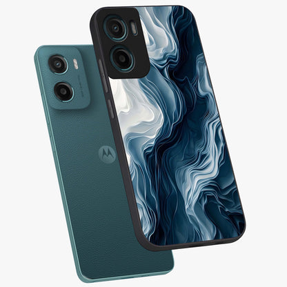 Ethereal Paper Marble Glass Case displayed in angled mockup highlighting elegant marble pattern with modern aesthetic style.