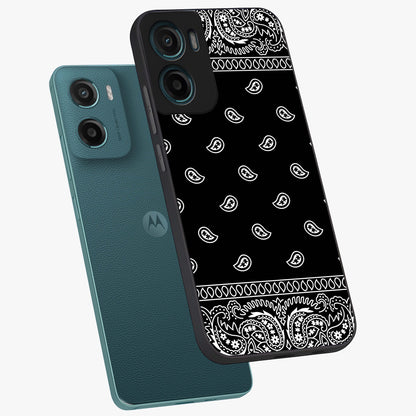Retro Rebel Threads Glass Case displayed in angled mockup highlighting retro inspired graphic design with rebellious aesthetic.