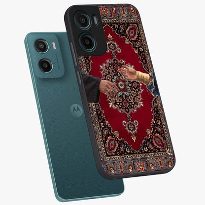 Royal Touch Reach Glass Case displayed in angled mockup highlighting sophisticated design with refined luxury aesthetic.