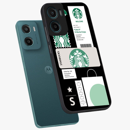 Starbucks Mocha Glass Case displayed in angled mockup highlighting stylish mocha themed design with cozy café aesthetic.