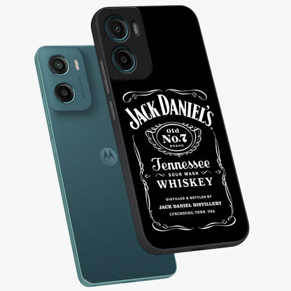 Vintage Whiskey Heritage Glass Case displayed in angled mockup highlighting retro beverage themed design with heritage aesthetic.