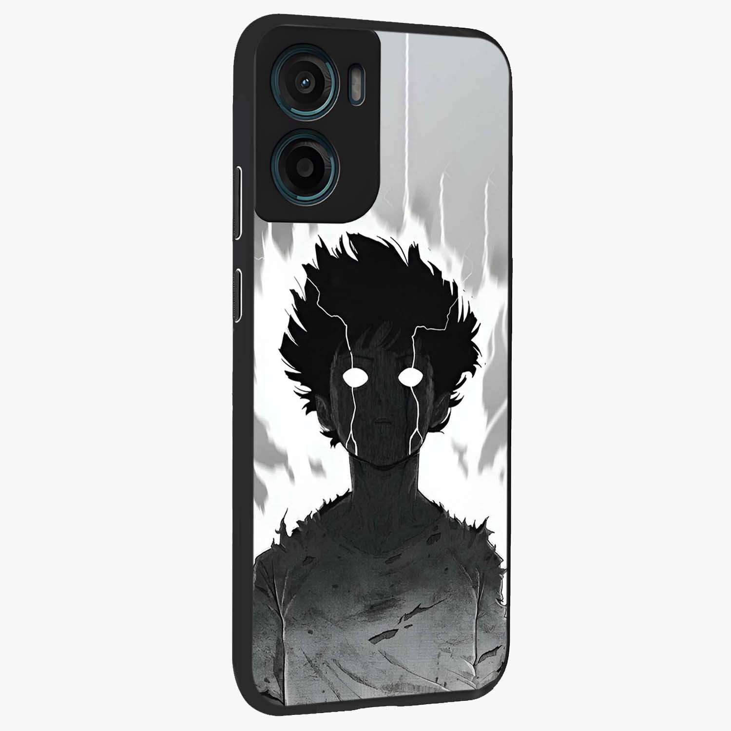 Awakened Inner Rage Glass Case upright view showcasing dramatic artwork with strong expressive aesthetic.