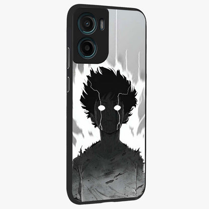 Awakened Inner Rage Glass Case upright view showcasing dramatic artwork with strong expressive aesthetic.