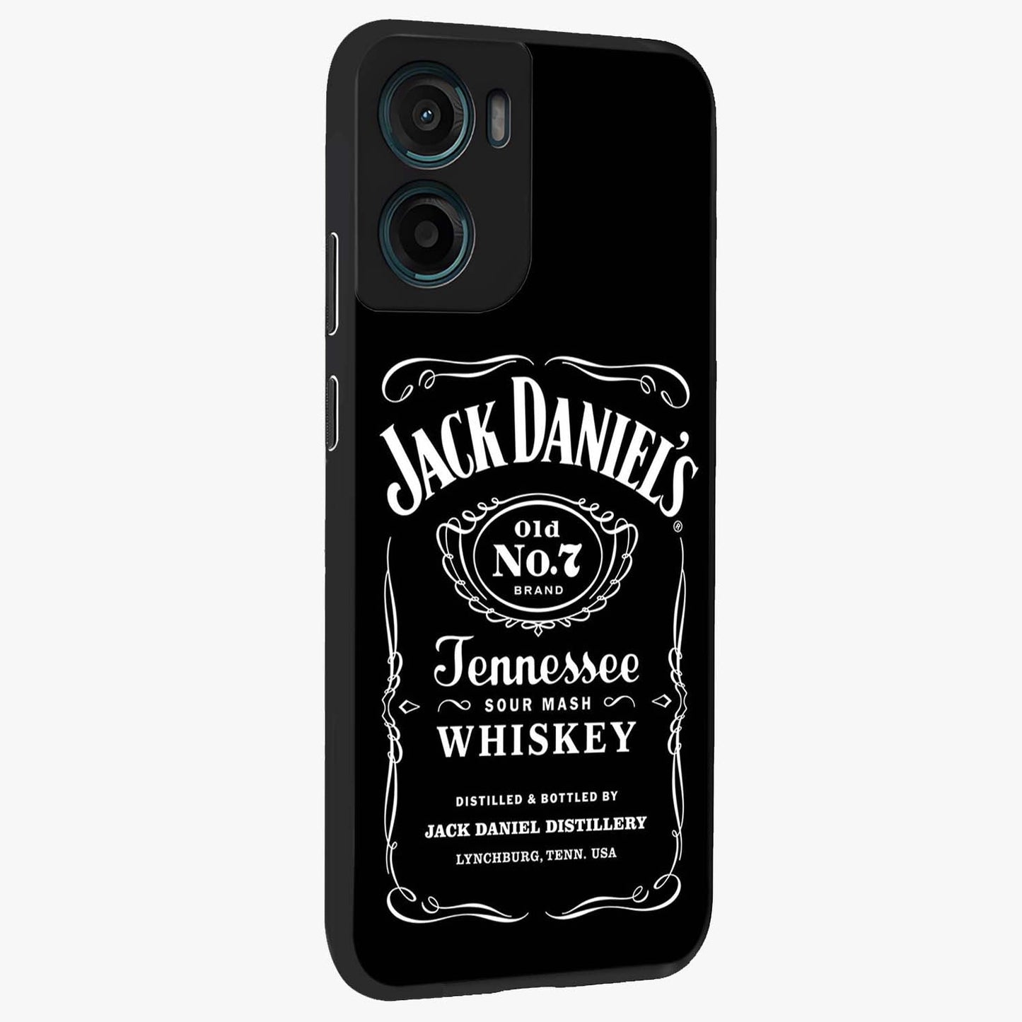 Vintage Whiskey Heritage Glass Case upright view showcasing stylish vintage whiskey artwork with timeless bar culture theme.