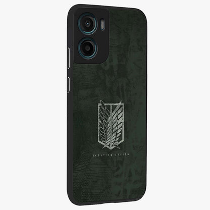 Wings Of Freedom Glass Case upright view showcasing powerful wings artwork with freedom themed design.