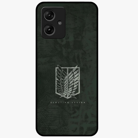 Wings Of Freedom Glass Case showing flat back view with symbolic wings artwork and glossy glass finish.