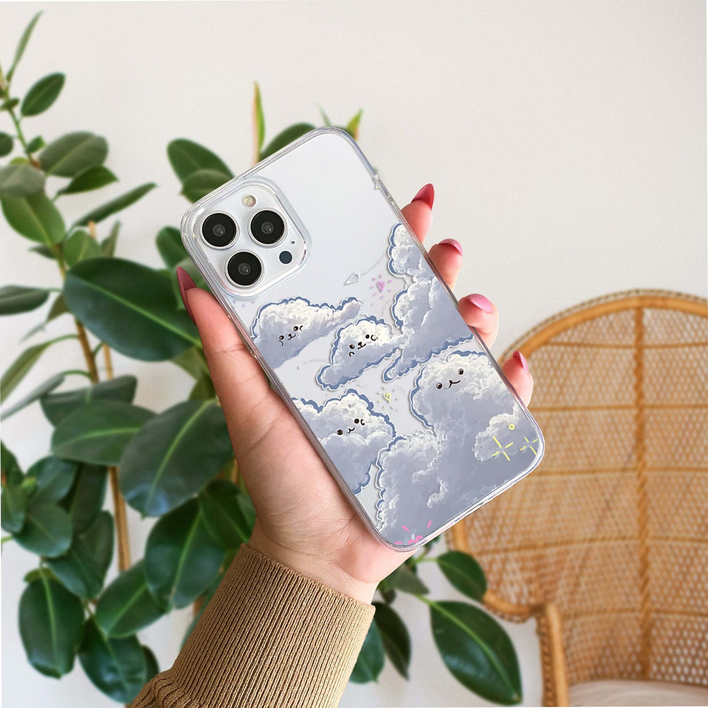 Cloudy Kawaii Dream Clear Silicon Cover