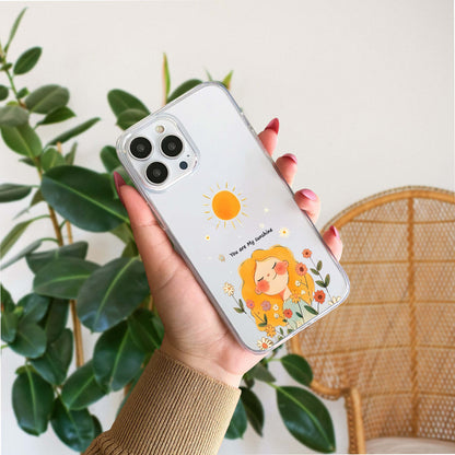 Sunshine Bloom Smile Clear Silicon Cover