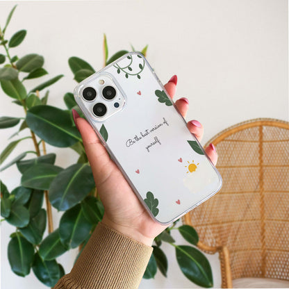 Self Love Clouds Clear Silicon Cover