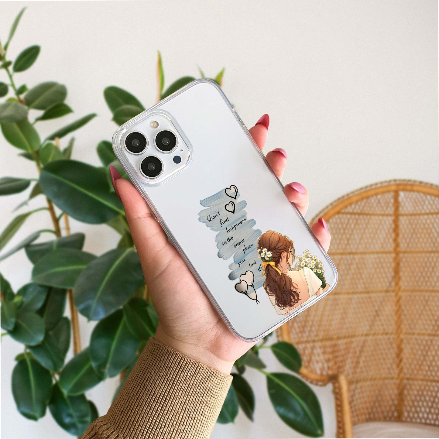 Daisy Dream Girl Clear Silicon Cover