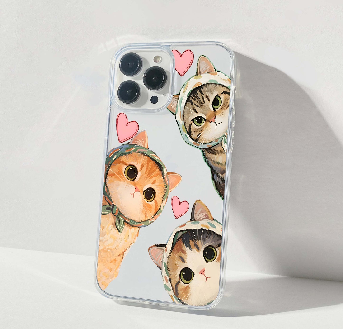 Cutie Cats Squad Clear Silicon Cover