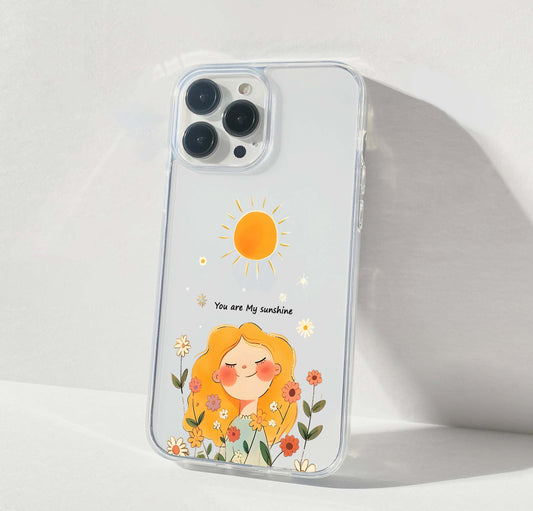 Sunshine Bloom Smile Clear Silicon Cover