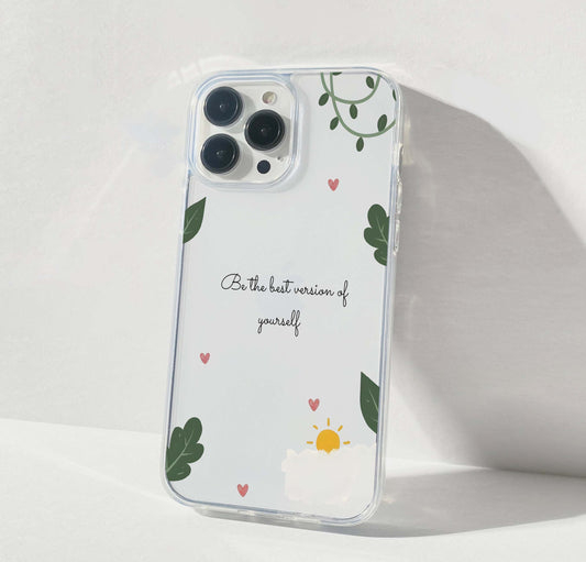 Self Love Clouds Clear Silicon Cover
