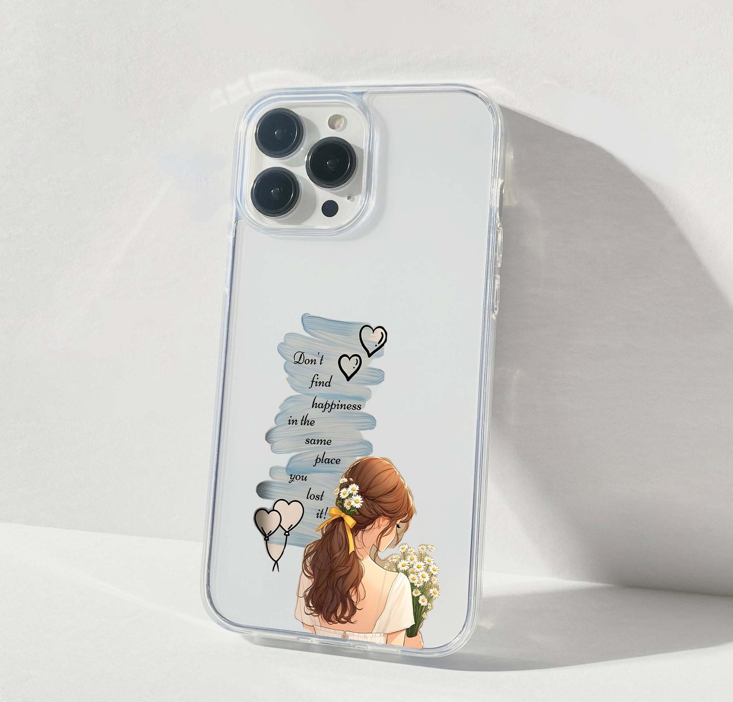 Daisy Dream Girl Clear Silicon Cover