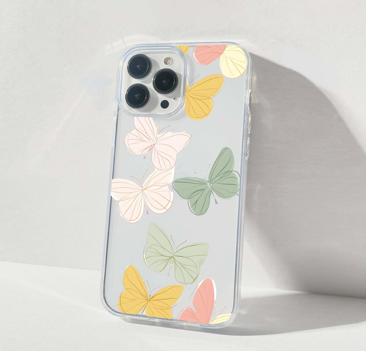 Dreamy Butterfly Wings Clear Silicon Cover