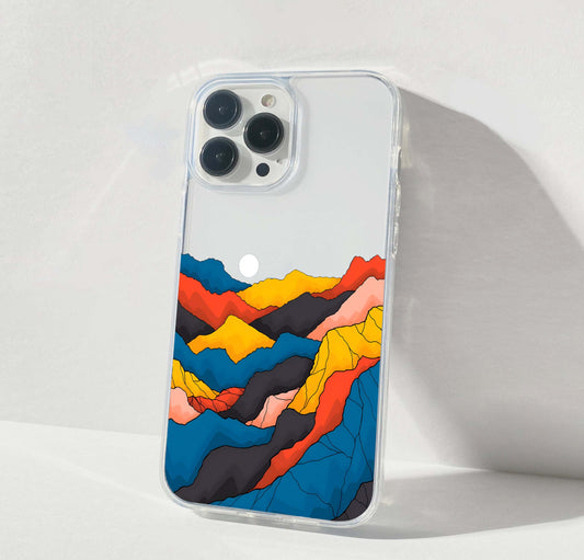 Cosmic Color Scenery Clear Silicon Cover