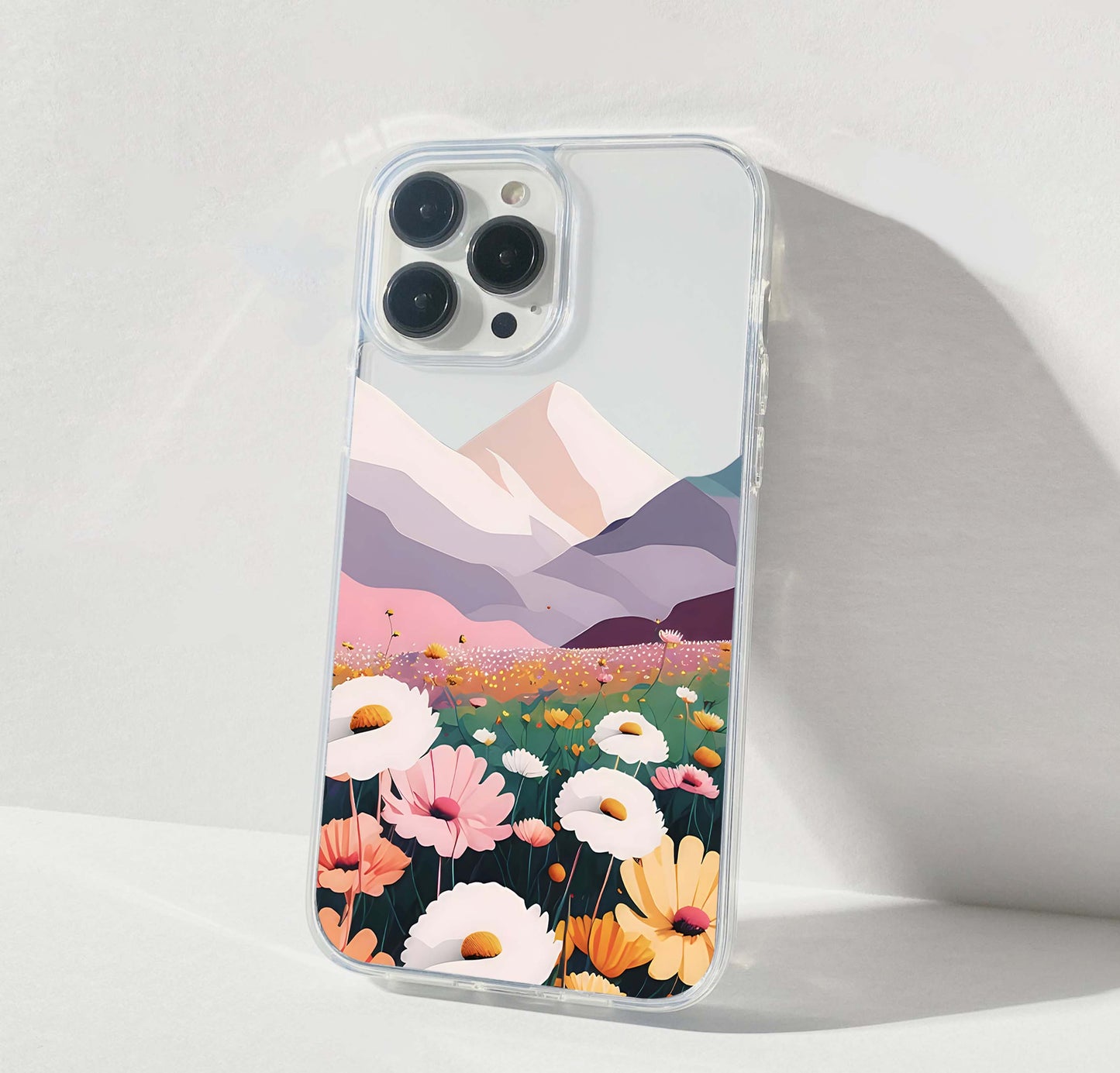 Spring Blossom Scenery Clear Silicon Cover