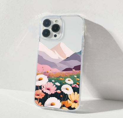 Spring Blossom Scenery Clear Silicon Cover