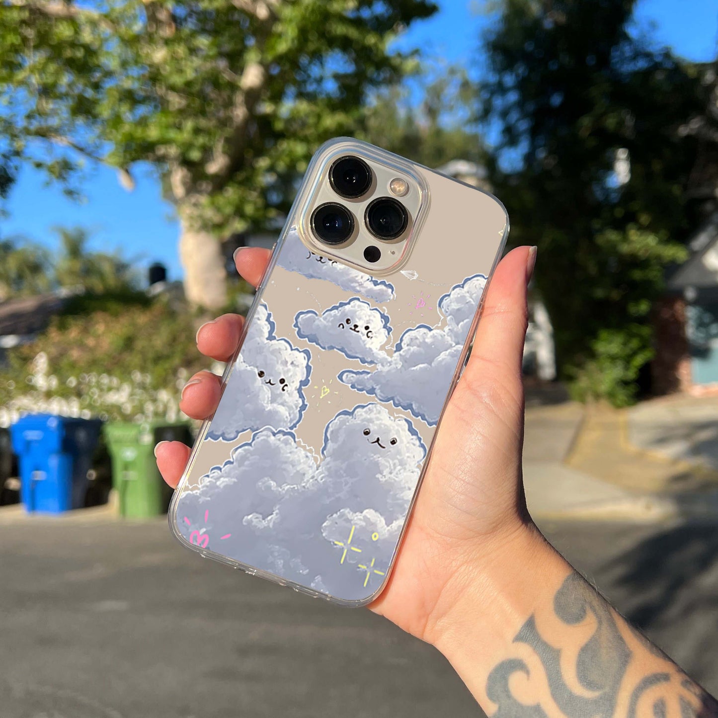 Cloudy Kawaii Dream Clear Silicon Cover