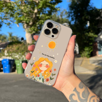 Sunshine Bloom Smile Clear Silicon Cover